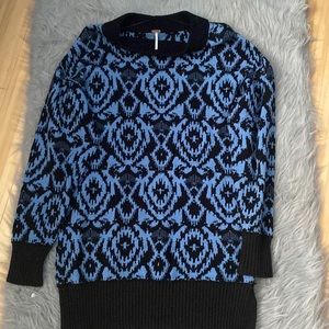 Free People, knee length sweater dress